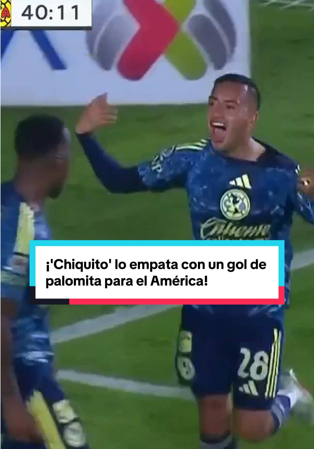 😱 ¡LO EMPATÓ EL ‘CHIQUITO’! ⚽️ Érick Sánchez definió de palomita. Doble cabezazo en el área y lo igualaron las Águilas 🐯 Tigres UANL 1-1 América 🦅 #LigaMXTelemundo #LigaMX #TigresUANL #América #ChiquitoSanchez
