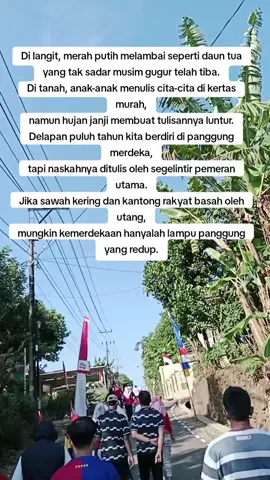 DIRGAHAYU REPUBLIK INDONESIA KE 80 MERDEKA!!!!! #dirgahayurepublikindonesia #tanahkelahiranku❤️ #merdeka #serunya17an 