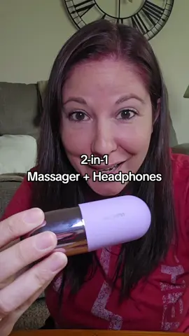 Massager + Headphones #massager #headphones #musthaveaccessories #giftsforwomen #earbuds 