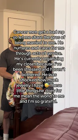 Not all 🦀 men are bad! But probably most 🤣 #cancer #cancermen #actsofservice #husband #loverboy 