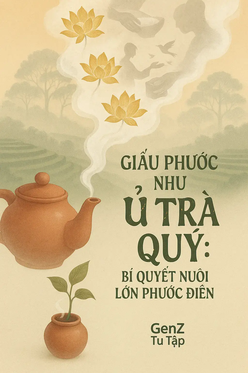 Có một thứ tài sản càng giấu kín càng tăng trưởng, càng lặng lẽ càng tỏa hương, đó chính là PHƯỚC ĐỨC. Như ấm trà ngon ủ trong bình sứ, chẳng cần khoe hương thơm, mà hương vẫn ngấm sâu vào từng thớ đất… 1. NGỘ RA LUẬT NHÂN QUẢ: TỪ THẮC MẮC ĐẾN TINH TẤN! Ngày trước, tôi thường ngỡ ngàng: “Sao người kia sinh ra đã ngậm thìa vàng? Sao kẻ nọ làm gì cũng suôn sẻ? Còn mình gieo hạt lành sao chẳng thấy hoa?” Rồi một ngày, ánh sáng Phật pháp rọi vào tâm tối: Vẻ đẹp kiếp này → là quả báo của tâm hiền lương đời trước. Tiền tài dư dả → là lãi suất từ kho bố thí tích lũy trăm năm. Khổ nạn chất chồng → cơ hội vàng để “TRẢ NỢ NHANH, TÍCH PHƯỚC GẤP” Tôi bừng tỉnh: “Muốn thay đổi vận mệnh: PHẢI TỰ MÌNH ĐỔI NHÂN!” 2. BUÔNG SO ĐO: BƯỚC NGOẶC LỚN TRÊN ĐƯỜNG TU. Ban đầu, tôi tu tập với tâm “đong đếm”: Lạy 100 lạy mong được thăng chức. Phóng sinh 5 triệu ước tình duyên đến. Rồi chán nản khi “kết quả” không như ý! May thay, lời thầy như sét đánh ngang tai: “Làm phước mà khoe, như đem vàng vứt chợ! Cúng dường cầu danh, tự đốt phước điền của mình!” Tôi giật mình thay đổi: Âm thầm bỏ tiền mua cá phóng sinh không ai hay. Lặng lẽ gửi gạo đến chùa nghèo chẳng để lại tên. Cúi đầu nhận phần thiệt về mình trong mọi việc. Điều kỳ diệu đã đến: Càng giấu phước lòng càng an lạc lạ thường! Càng không mong phước báu lại ùa về như nước! 3. BÍ QUYẾT “Ủ PHƯỚC”: LÀM THIỆN NHƯ TRÀ NGẤM HƯƠNG. Thầy dạy tôi phương pháp “TỨ ÂM”: a) ÂM THẦM CHO ĐI: Giúp người không cần họ biết mặt. Bố thí đừng mong được nhớ ơn. b) ÂM THẦM NHẬN THIỆT: Bị chê → mỉm cười nghĩ “May quá! Nghiệp khẩu tiêu rồi!” Mất tiền → vui vẻ xem “Trả nợ xong, phước mới về!” c) ÂM THẦM VUI VẺ: Làm việc thiện với tâm “ĐƯỢC CHO LÀ ĐƯỢC HƯỞNG”. Phóng sinh vì THƯƠNG MUÔN LOÀI, không vì cầu báo đáp. d) ÂM THẦM HỒI HƯỚNG: Mỗi tối, niệm thầm: “Nguyện đem chút phước này, hướng về oan gia trái chủ” 4. TRIẾT LÝ “ĂN MỘT NỬA, CHIA MỘT NỬA”. Tôi tập thói quen: Có 10 đồng → giữ 5, cho đi 5. Được khen thưởng → đem phần thưởng cúng dường Tam Bảo. Gặp người tranh giành → nhường lợi như tặng quà. Vì tôi hiểu sâu lời Phật dạy: “Của cải vũ trụ vốn vô tận, Chỉ sợ tâm tham không chịu mở! Nhường một bước, trời đất rộng thêm!” LỜI NGUYỆN TỪ TRÁI TIM Gửi bạn, người đang âm thầm gieo phước giữa đời: “Hãy cứ cho đi như suối tuôn ra biển cả, Đừng sợ cạn nguồn vì nguồn cội chính lòng ta. Hãy cứ ủ phước như trà kia ủ trong bóng tối Để một mai ngày, hương tỏa ngát muôn phương! Hãy nhường cho đời một lối đi… Để phước đức dồi dào không ngăn cách! Hãy giữ tâm khiêm như đất… Để phước lành đơm hoa tựa nắng ban mai!” HÃY NHỚ: Mỗi lần bạn “chịu thiệt âm thầm” → phước đức đang lớn lên như cây đại thụ. Mỗi việc thiện không ai biết → chính là hạt giống bồ đề chờ ngày bung nở. Nguyện làm cơn mưa lặng lẽ, Thấm vào lòng đất khô cằn. Nguyện làm ngọn đèn không tên, Soi lối quên mình giữa đêm…