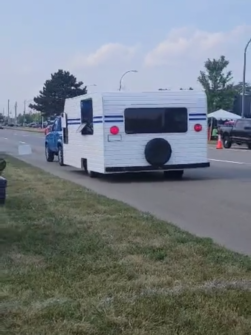 one of the cooler rides at the Woodward dream cruise today  #woodwarddreamcruise 