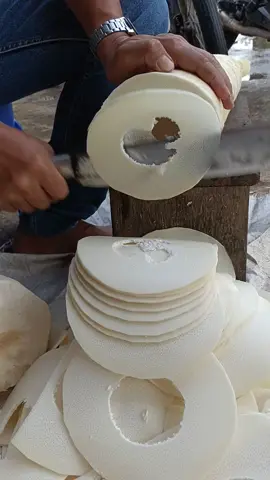 Pastikan ketebalannya sama #rebung #bamboo #bambooshoot