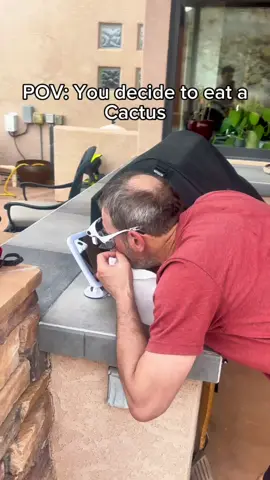 Do not do this lol #cactus #eat #fyp 