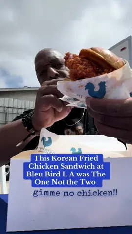 This Korean Fried Chicken Sandwich at Bleu Bird L.A was The One Not the Two @BleuKitchen 