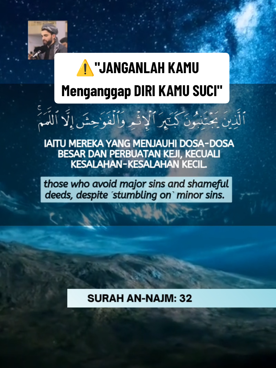 Replying to @khairiahjamil  Surah An-Najm 31-32 📌Balasan Kebaikan &Kejahatan  📌 Ciri-ciri/Kriteria Orang yang BAIK  📌Allah Maha Luas Pengampunan-Nya #alqrn53_31_32 #q_dosa #فلا_تزكوا_انفسكم_هو_أعلم_بمنِ_اتقى   #fahamiannajm #q_muhsinin     