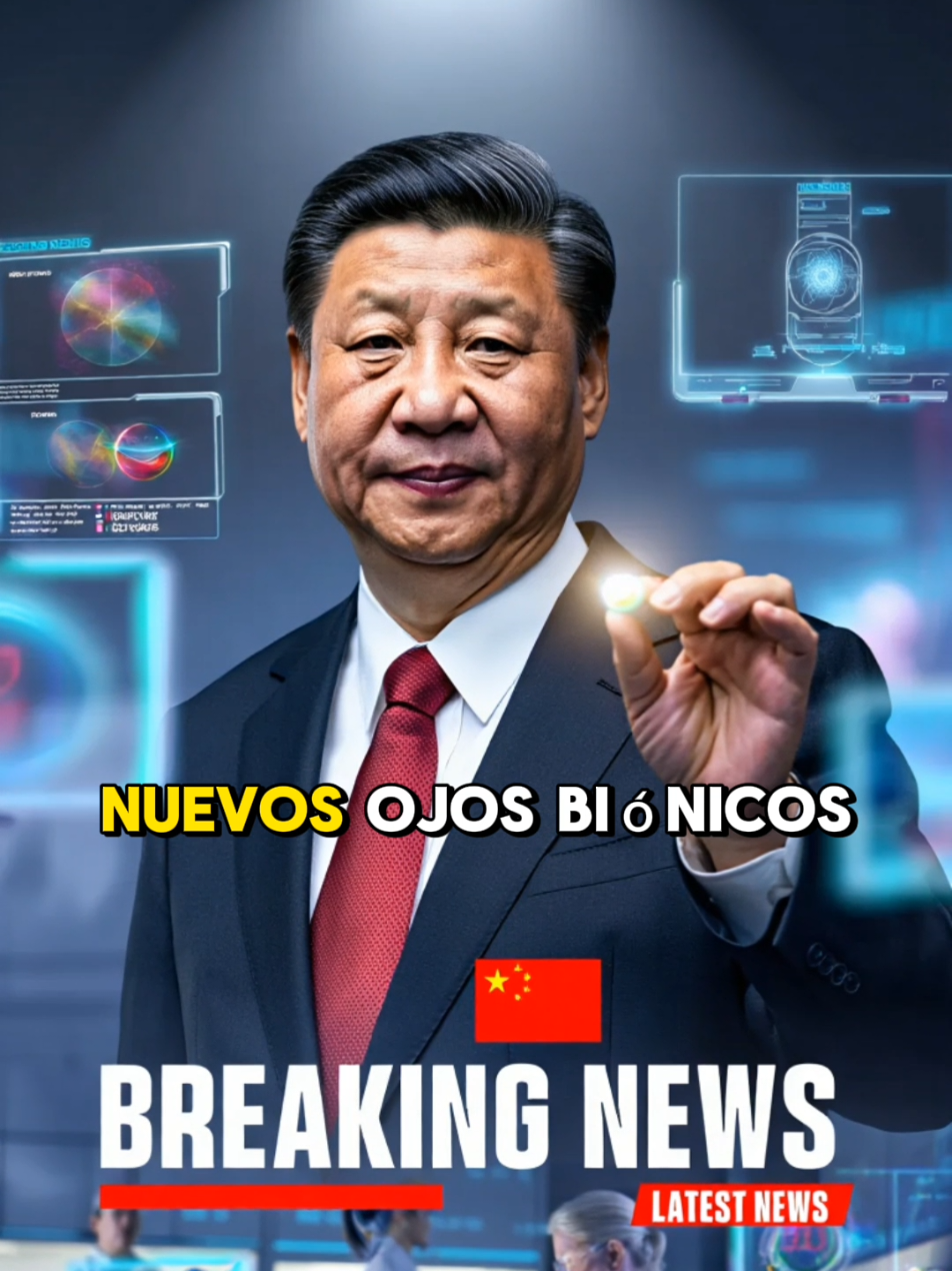 china creo los primeros ojos bionicos del mundo una tecnología avanzada de los lentes de contacto #china #tecnología #futuro #ojos noticia utima hora noticias de hoy de migracion en usa 2025 en vivo  #estados unidos          york  