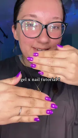literally obsessed with the final result 💜💜 #gelxnails #gelxtutorial #gelxnailtech #nailtutorial #nailtok @JODSONE 