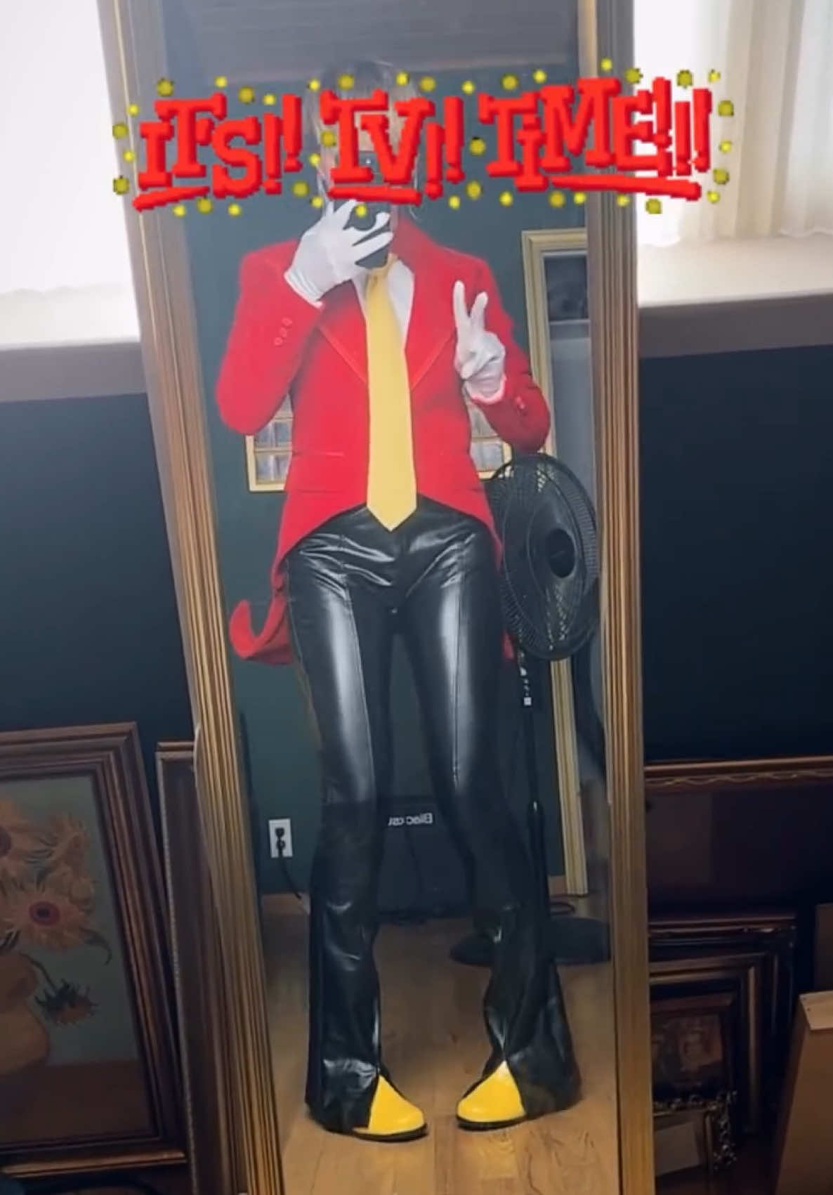 TENNA IS ON THE WAY AAAA All that’s left to finish is his accessories, tail and head!!!!! I cannot WAIT to show yall the final look 😫 #deltarune #tenna #undertale #cosplay 