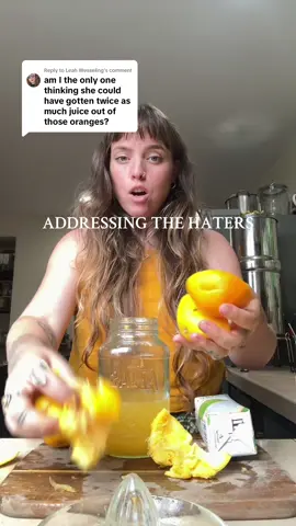 Replying to @Leah Wesseling I know you guys aren’t haters, all in good fun. But also LOOK HOW WELL I SQUEEZED THEM . . . #haters #orangejuice #adrenalcocktails