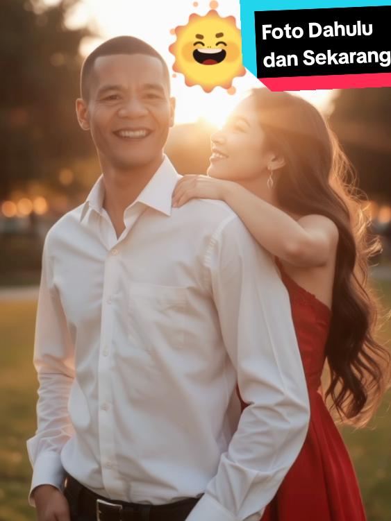 Foto Zaman Dahulu  Foto Zaman Sekarang  #Coba ai hugme girlfriend #Editan AI#🤪🤪🤪 