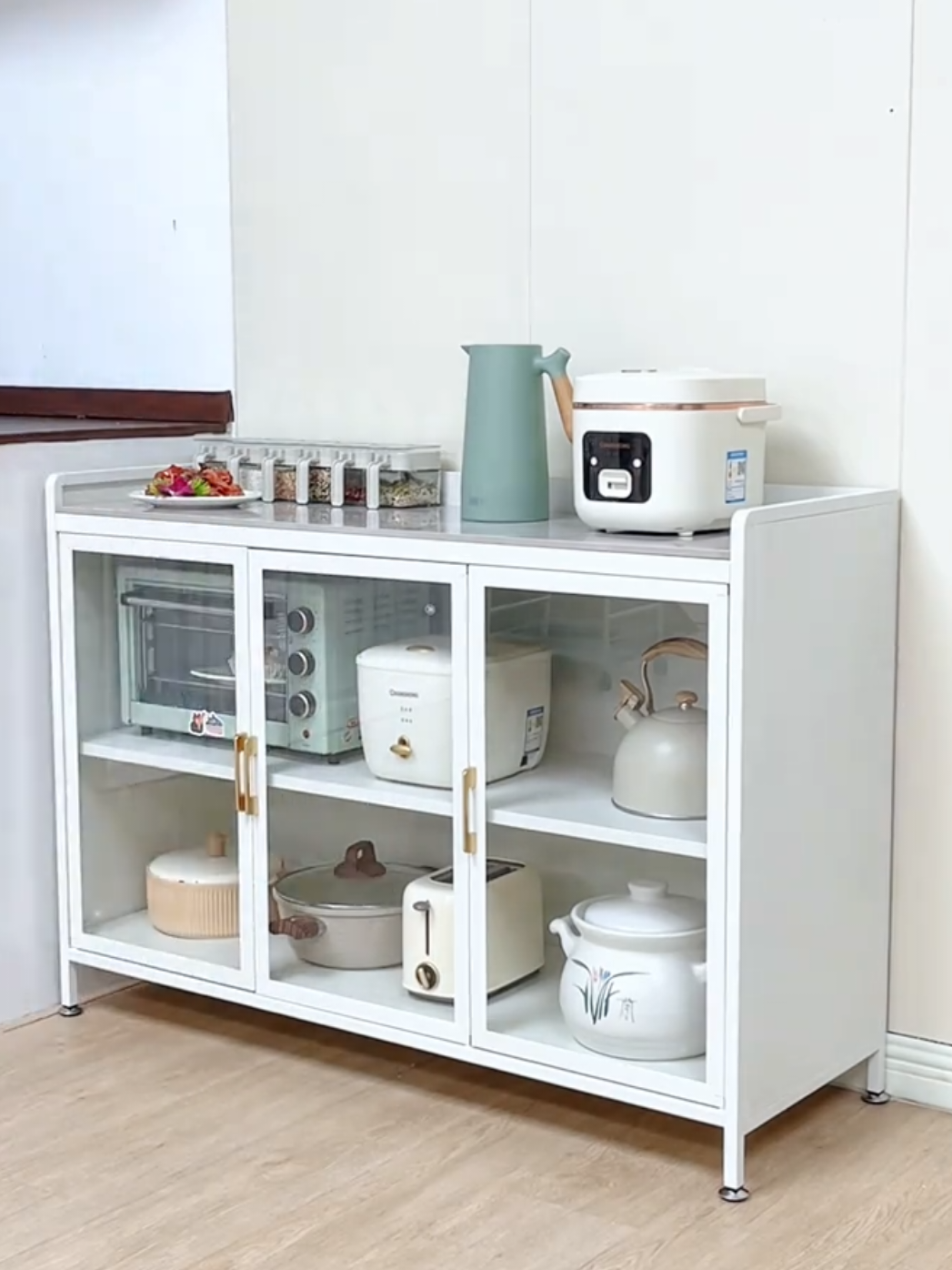 beg kuning 👉@RINI HOME  kabinet dapur yang best untuk dapur kecil ✅  #rakdapur #kabinetdapur #barangrumah #tiktokmalaysia 