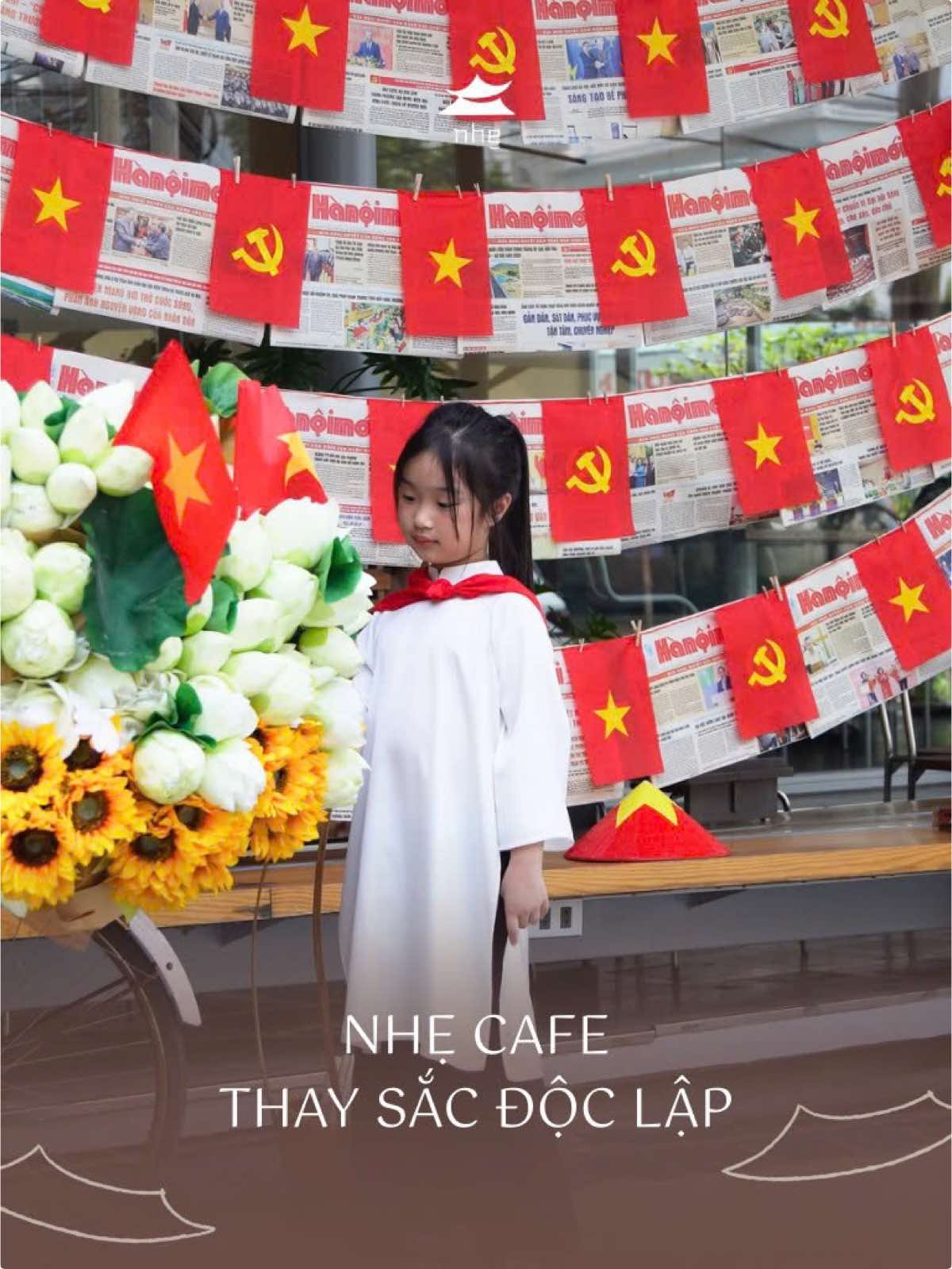 Mừng kỉ niệm 80 năm Quốc Khánh🇻🇳 nhẹ cafe thay sắc độc lập mời bạn ghé chơi! #nhecafe #coffeetok #nhekinhbac #nhedendo #nhephudong #nhelevanthinh #80namquockhanh #toadoyeunuoc  
