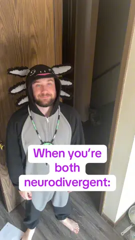 Neuro couples for the win! 🧠 ♥️ #axolotl #fyp #fypシ #couple #neurodivergent 