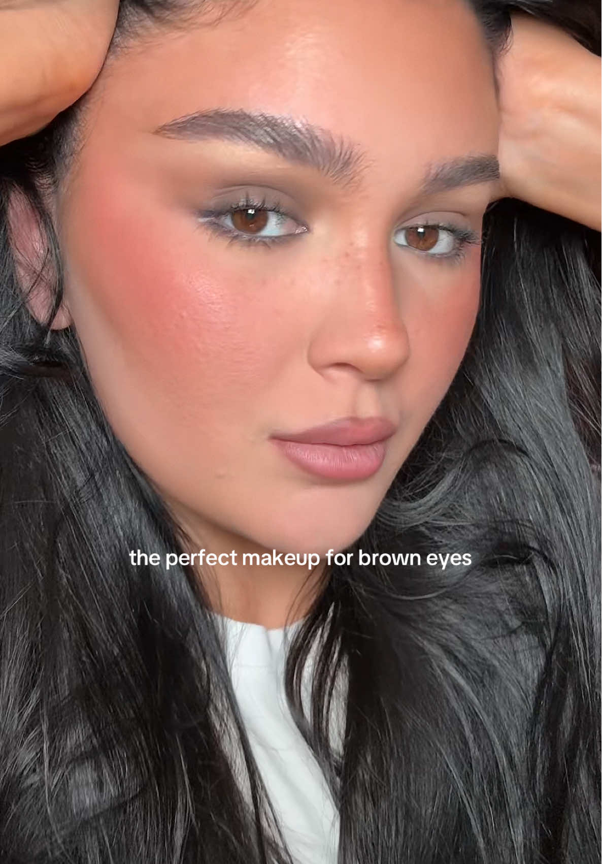 cool tones are sooooo it omg #makeup #makeupforbrowneyes #browneyemakeup #makeupinspo #cooltonedmakeup #cooltone 