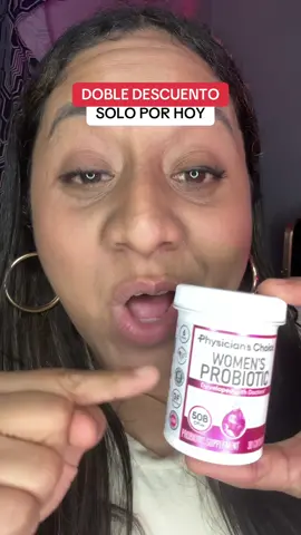 Women’s Probiotic de Physician’s Choice es un suplemento formulado con 50 billones de UFC por cápsula y múltiples cepas probióticas seleccionadas. Diseñado para apoyar el bienestar femenino, ayuda a mantener un equilibrio digestivo e íntimo en una fórmula práctica de uso diario. Cada frasco contiene 30 cápsulas fáciles de tomar. Disclaimer: Este producto es un suplemento dietético. No está destinado a diagnosticar, tratar, curar ni prevenir ninguna enfermedad. Consulta con tu médico antes de usarlo, especialmente si estás embarazada, amamantando o bajo tratamiento médico.#TikTokShopcreatorPicks #tiktokshop #probioticos #mujer #TikTokShopLaborDaySale 