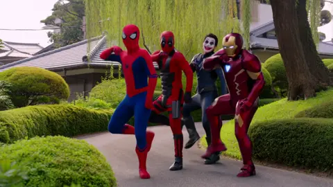 Happy Saturday night friends! May it be super hero fantastic.  Let’s dance ! #fyp #viraldance #trending #superhero #aivideo 