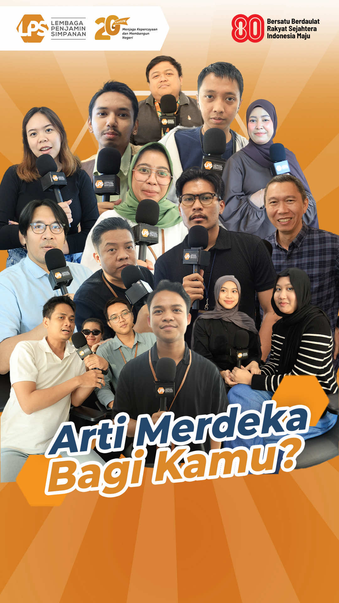 Merdeka bukan hanya soal bebas dari penjajahan, tapi juga bebas menentukan pilihan dan masa depan kita 💪🇮🇩 Kalau menurut kamu, apa arti merdeka? Jawab di kolom komentar ya👇 #HUTRI80 #LPSIndonesia #KuAmanAdaLPS #SahabatNasabahIndonesia #20TahunLPS