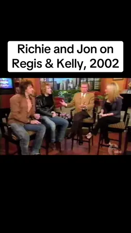 Richie loves his mom 😅 #bonjovi #richiesambora #jonbonjovi #2002 #80smusic 
