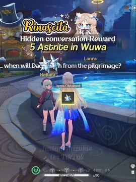 Hidden Conversation Reward 5 Astrite in Wuthering Waves Rinascita #rinascita #wutheringwaves #wuwa #reward #wuwacreator 