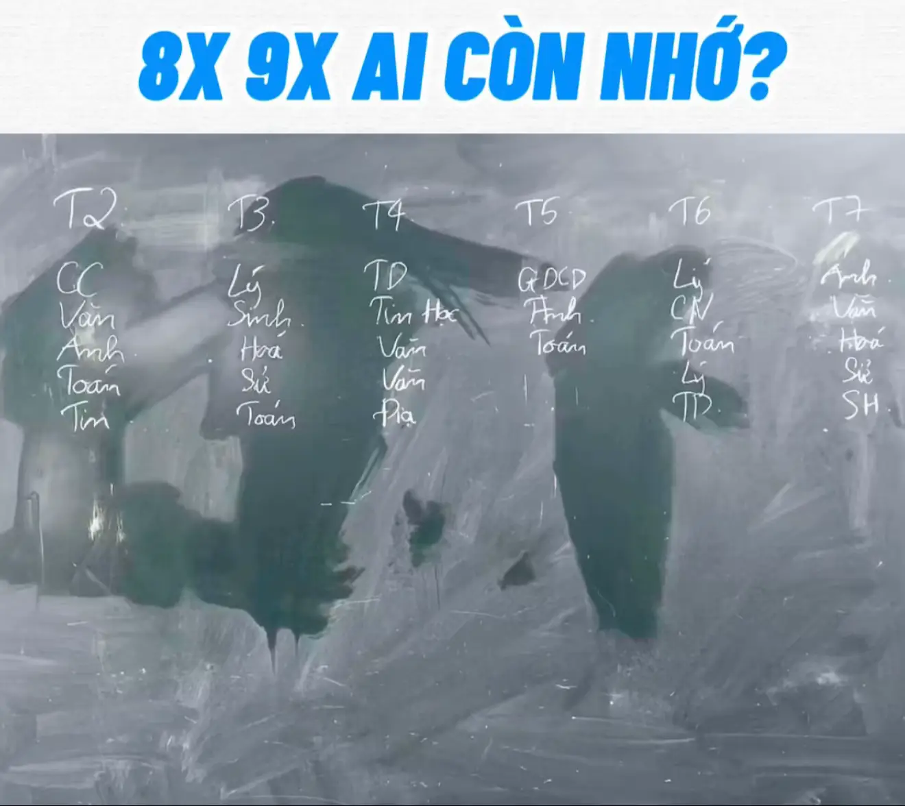 Thời khoá biểu ngày xưa, Bạn “ ấn tượng “ điều gì nhất? #kyuctuoitho #hoainiem #tuoitho #kyuc8x9x