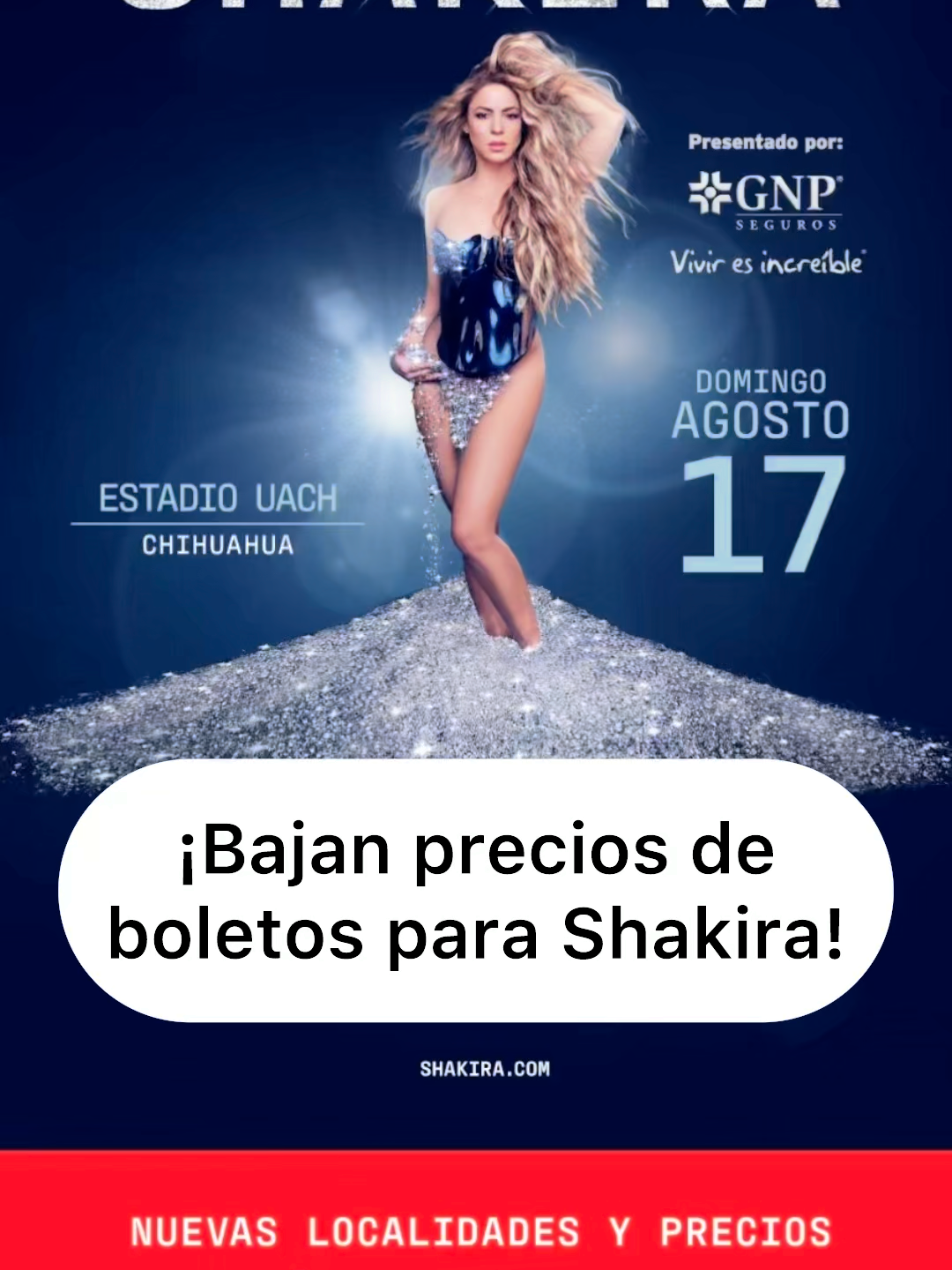 BOLETOS EN PROMOCIÓN DE CHIHUAHUA #chihuahua #parati #viral_video #ultimahora #conciertos #shakira