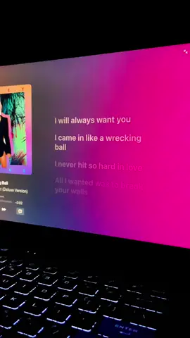 Part 2. Wrecking ball #wreckingball #mileycyrus #lyrics #songs #indonesia 