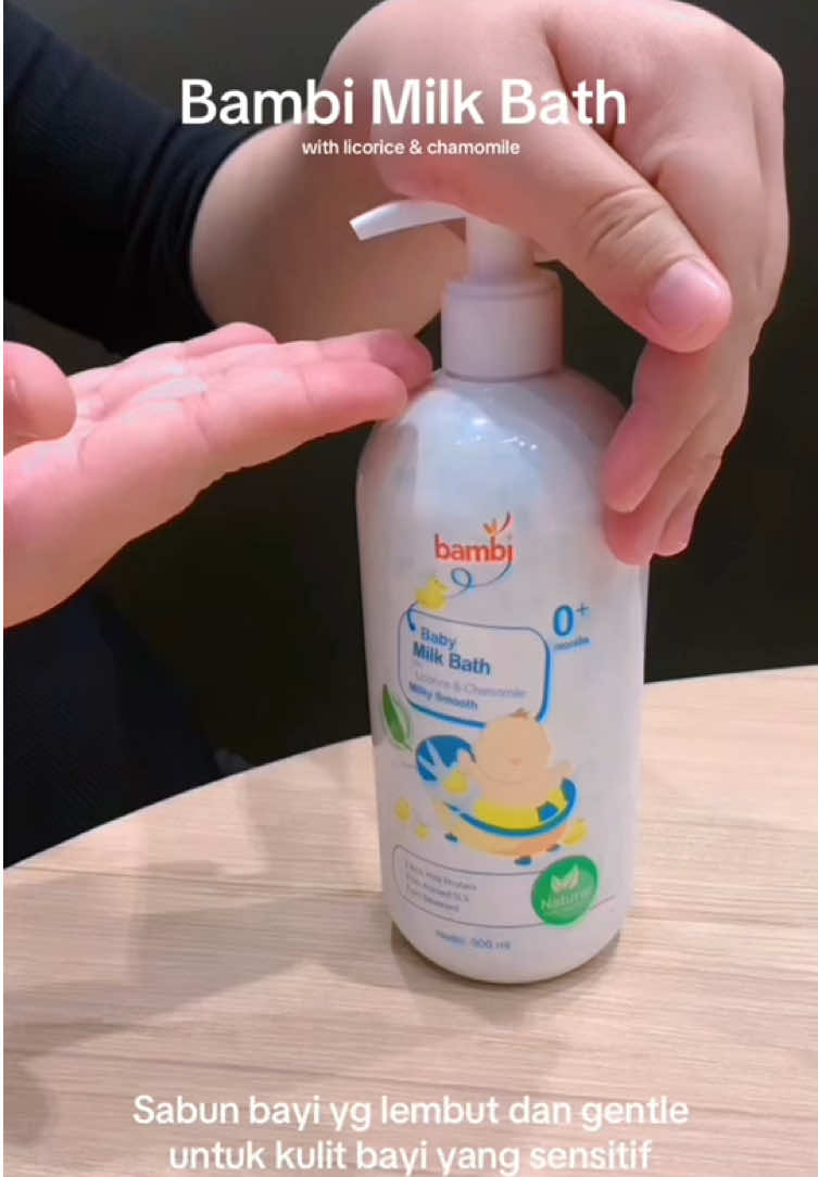 Kulit si kecil lembap, lembut, terlindungi ✨ bareng #BambiMilkBath  #SabunBambi #SabunBayi #SabunKulitSensitif #Fyp 