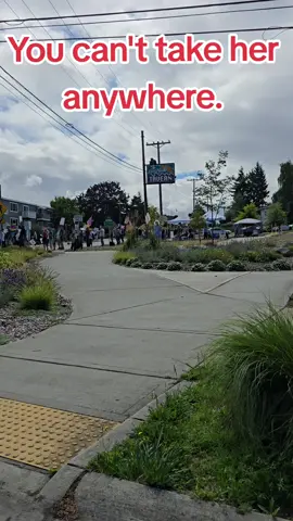 When you visit a Blue state and you run into a Trump protest. 🤣🤣🤣