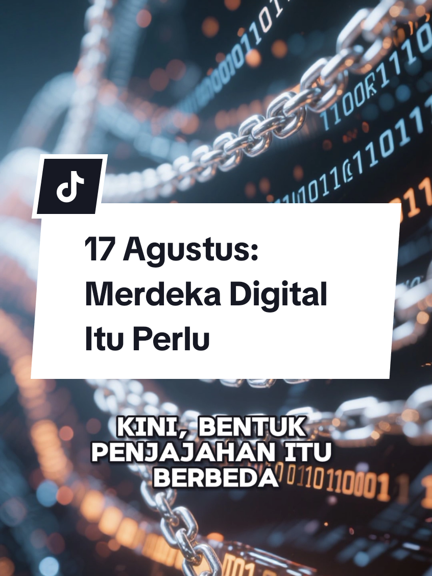 Merdeka bukan cuma soal tanah air. Di era digital, data kita juga perlu dilindungi. 17 Agustus ini, saatnya mikir: lo udah merdeka digital?” 🇮🇩🔒 #promomakanmerdeka #17agustus 