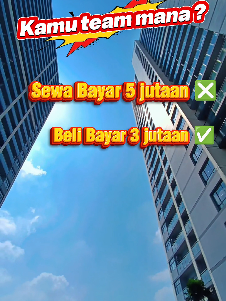 Siapa Yang Mau beli cicilan cuma 3 jutaan...dari pada sewa 🫰🏻🫰🏻 #promomakanmerdeka #ApartemenJakartaBarat #PromoApartemen #SurveyDapatHadiah #Cicilan3Jutaan 
