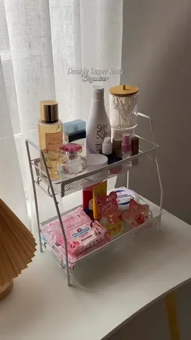 organize with me 𝜗ৎ #doublelayerrackorganizer #rackorganizer #stainlessorganizer #fypシ 