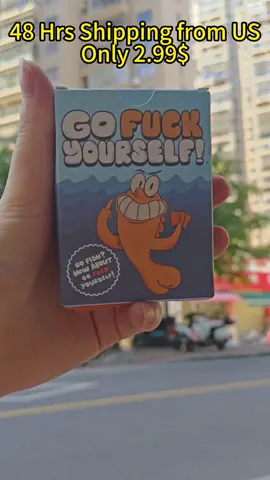 48hrs Shipping,Go fuck yourself is back in stock #funny   #boardgames   #partygame   #cardgame   #gofish 