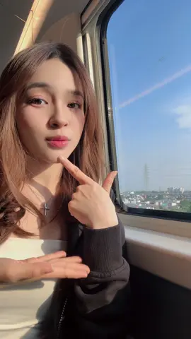 pas bgt sampe di stasiun🤣