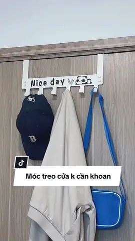 Dùng để treo mấy đồ hay dùng ok lắm á #hoaihayho #reviewdogiadung #moctreoquanao #moctreocua 
