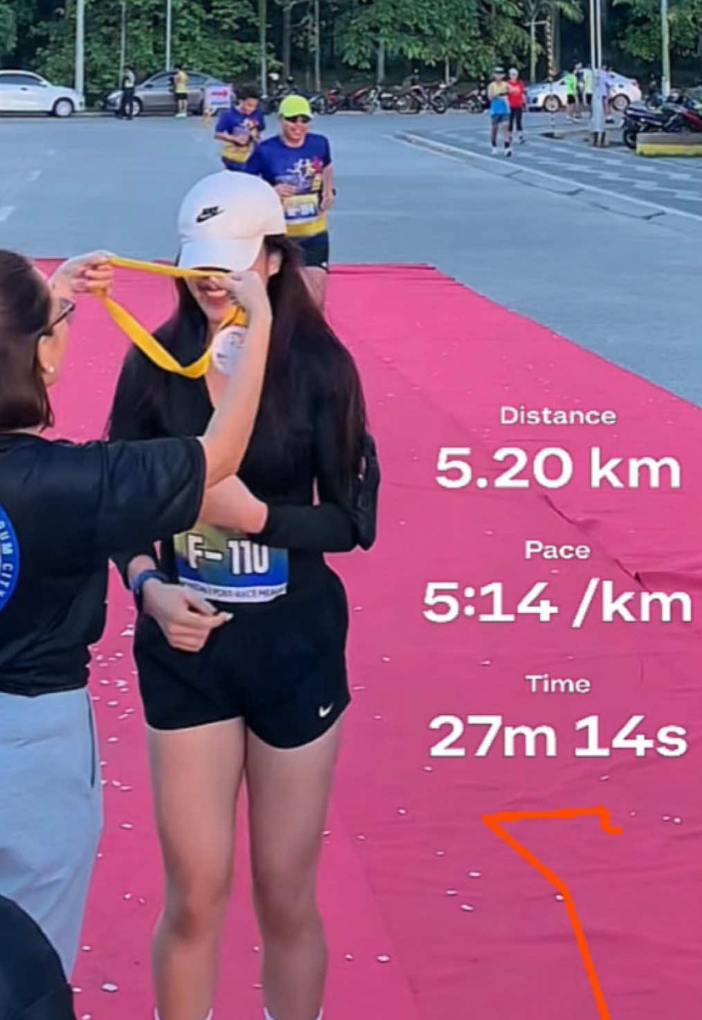 My first official 5km race 💙 #fyp #run #Running #5kmrun 