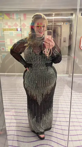 Fancy night outfit 🥰 #plussizefashion #plussizecruiseoutfit #virginvoyages 