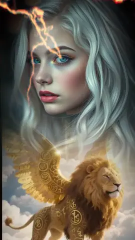 #CapCut #intro #trending #lion #thunder 