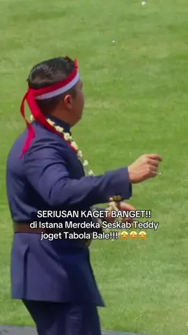 JADI INI ALASAN SESKAB TEDDY KEMARIN RELA HUJAN-HUJANAN, Ternyata buat ikutan joget di acara Perayaan HUT-80  RI di Istana merdeka!! 🤩🤩🤩 #teddyindrawijaya #tiw #seskabteddyindrawijaya #istanamerdeka #hutri80 