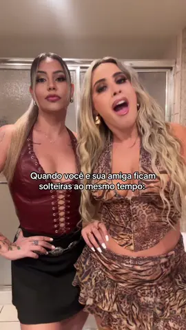 Tenho até medo dessa dupla 😂 #amigassolteiras #friends 