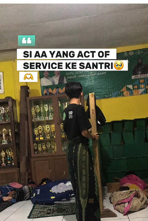 Day bagian 4 bangunin santri 😇💪#pondok #pesantren #bandungbarat #singaparna 
