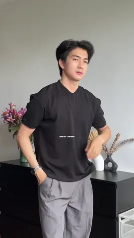 Áo phông tôn vai cổ V #OOTD #fyp #outfitideas #phoidonam #review 