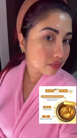 La mascarilla de colágeno  que estoy amando 🌸🤩🤩✨✨ El último tratamiento antiedad de lujo, esta rica máscara está infundida con extracto de oro y miel para ayudar a mejorar la apariencia de firmeza de la piel. El colágeno hidrolizado y el escualeno ayudan a reafirmar, levantar, hidratar y revitalizar la piel para un brillo opulento. #colageno #colagenohidrolizado #mascarilla #skincarecoreano 