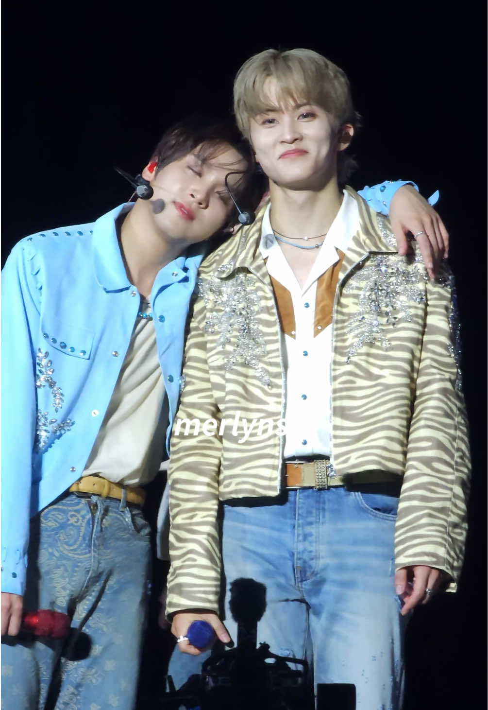 mahae in front of my eyes 🥹 so cute our strongest duo 🐯🐻🩵❤️ #MARK #HAECHAN #MAHAE #MARKHYUCK #THEDREAMSHOW4_in_BKK  