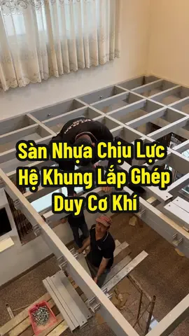Sàn Nhựa Chịu Lực  Hệ Khung Lắp Ghép . #sannhua #sanlapghep #cokhi #xuhuong #fyp 