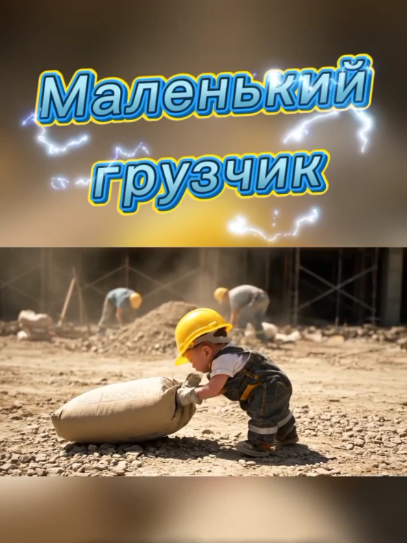 маленький работник #малыш #младенец #стройка #работа #прикол 