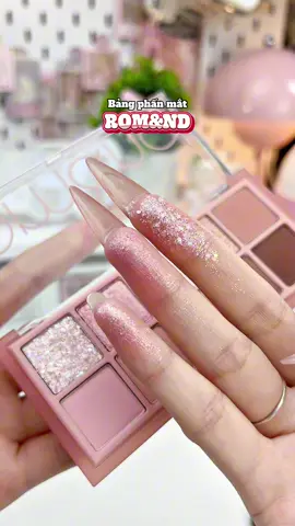 Tui lười makeup mà tậu bảng mắt này về ưng quá nên siêng hẳn, bảng phấn mắt nhà ROM&ND #xuhuong #video #videoviral #tiktokindia #bangphanmat 