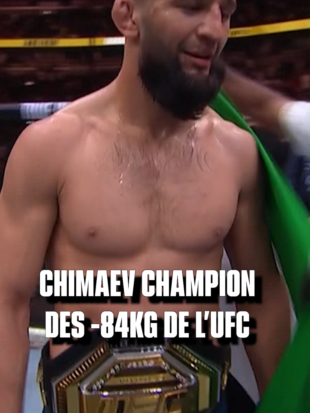 🚨KHAMZAT CHIMAEV EST LE NOUVEAU CHAMPION DES -84KG DE L'UFC !!! 🐺 #UFC319