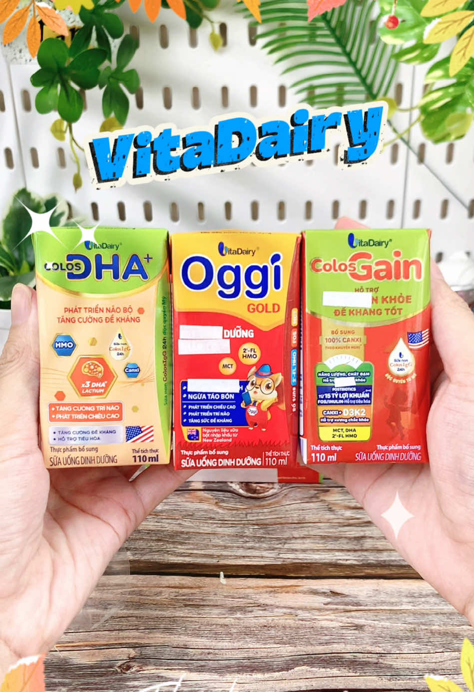 Sữa VitaDairy bổ sung sữa non 24h từ Mỹ thơm ngon dịu mát bổ sung 10 vitamin và 11 khoáng chất luôn nha 🥛🥛🥛  #vitadairy #suanon24h #colosdha #colosdha #oggigold 