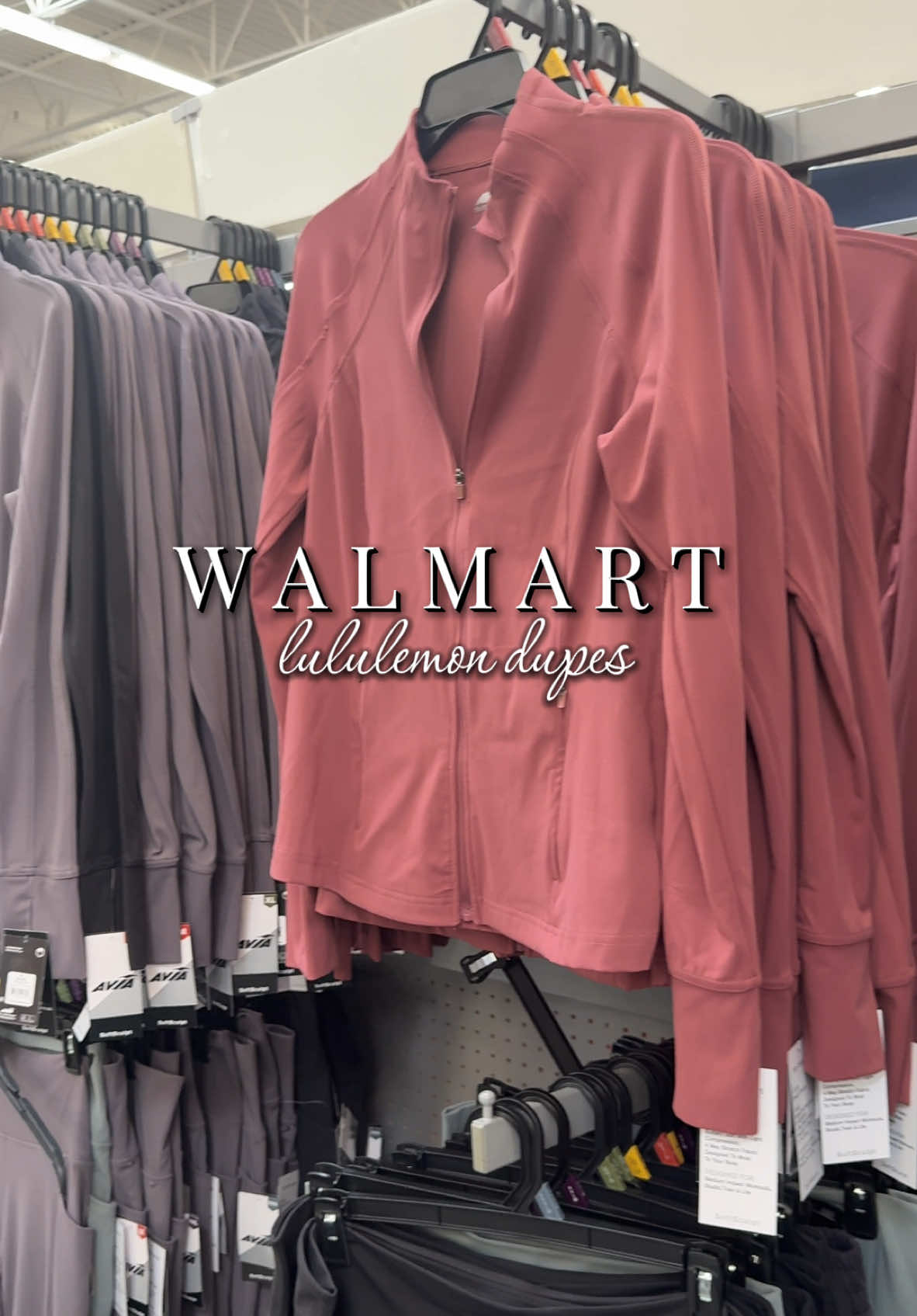 Okkkkk but #lulu who? These sets are so cute & affordable! Definitely a must have! Checkout my Walmart storefront for this collection! @Walmart 🫶🏼 #avia #sculpt #bbljacket #affordablefashion #walmartfinds #workoutclothes #luludupes 